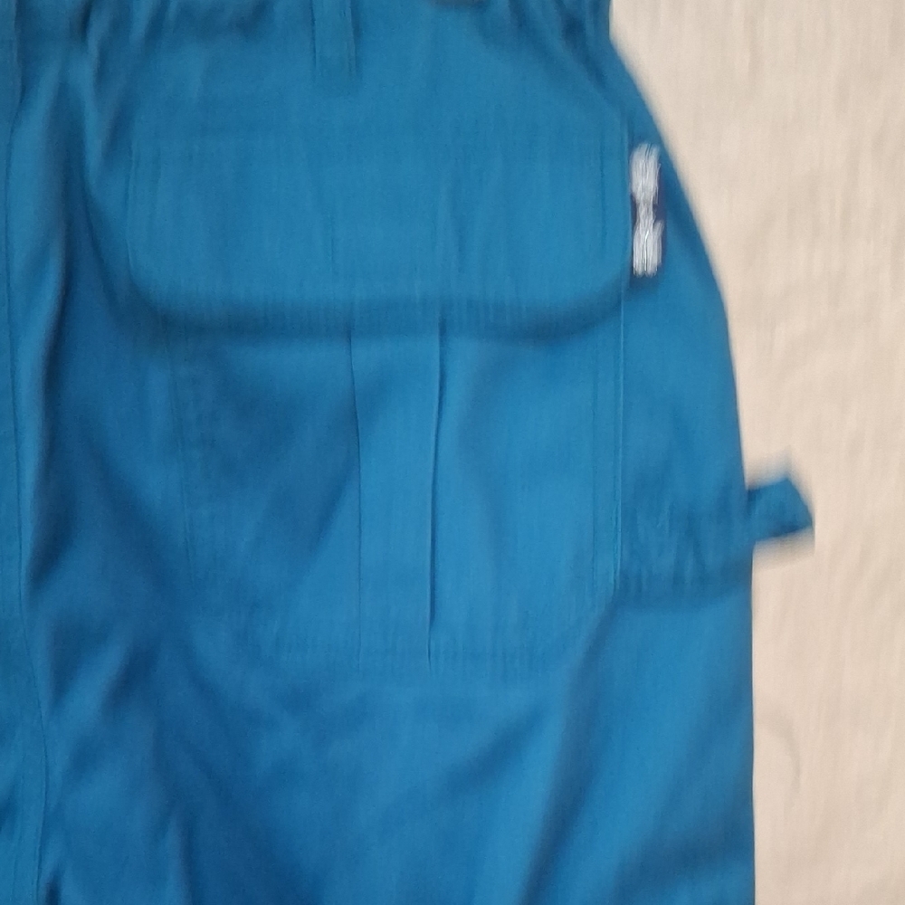 Koi Blue Cargo Pants with Adjustable Waist - Picture 6 of 8
